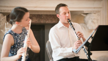 Koncert Kameralny. Montelli - Muczynski - Beethoven - Crusell. 22.06.2019. WERONIKA SKOWRONEK-STAROWICZ - FLET ; ADAM ELJASIŃSKI - KLARNET ; ALICJA BATOR - ALTÓWKA ; MACIEJ SKOWROŃSKI - WIOLONCZELA. Fot. Maciej Czerski