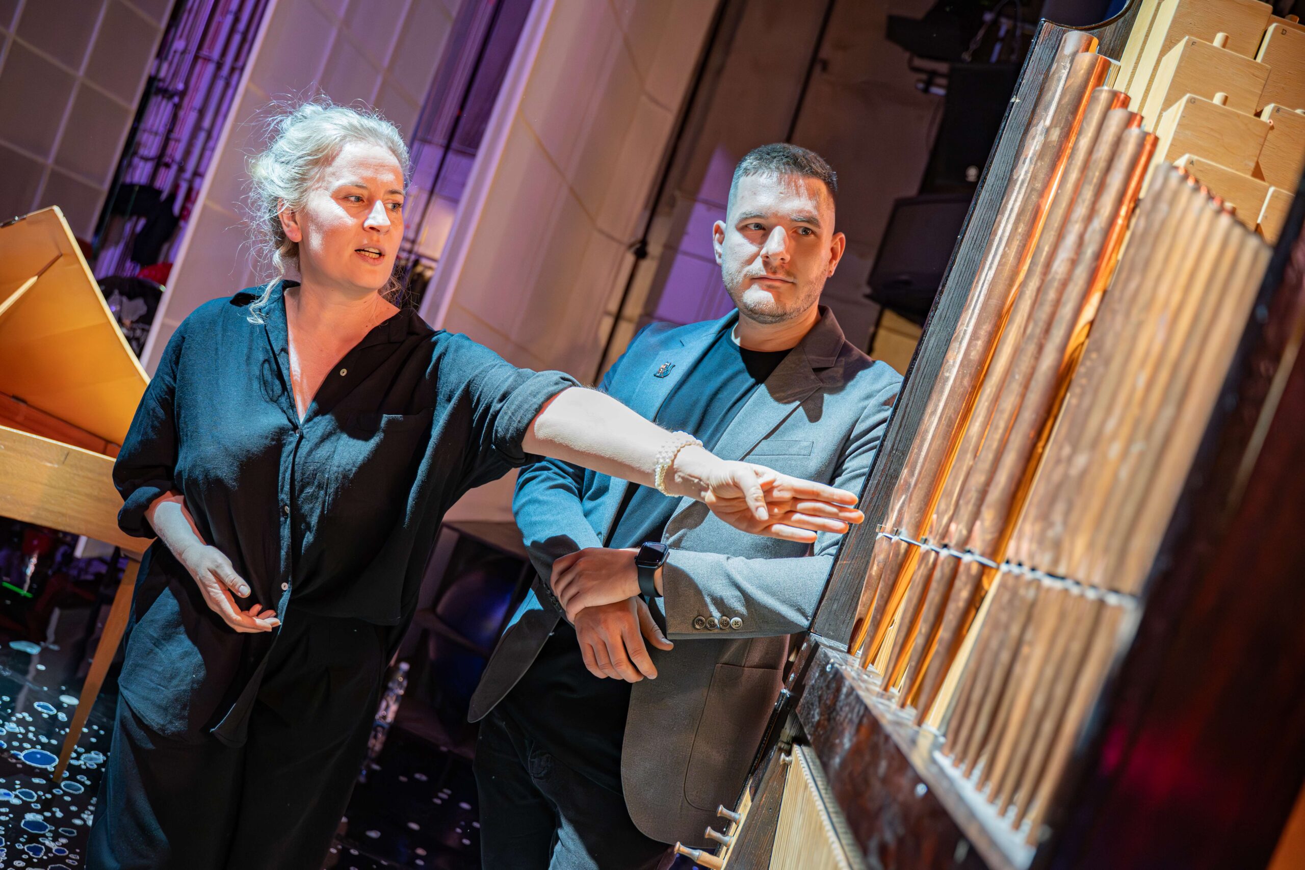 POKazujemy DAWNE KLAWIATURY. KLAWESYN STROSZY PIÓRKA / WARSZTATY DLA RODZIN Z DZIEĆMI 6+ 4.10.2025 Fot. P. Sulej