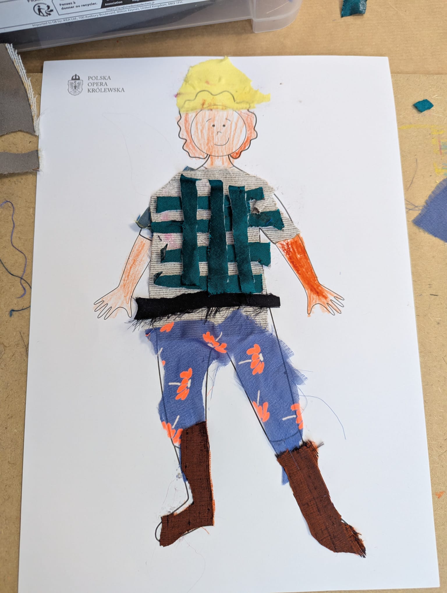 POKazujemy KOSTIUM. Tkaniny robią miny / Warsztaty dla grup szkolnych 11.02.2025 Kąty Węgierskie. Fot. Impresariat POK