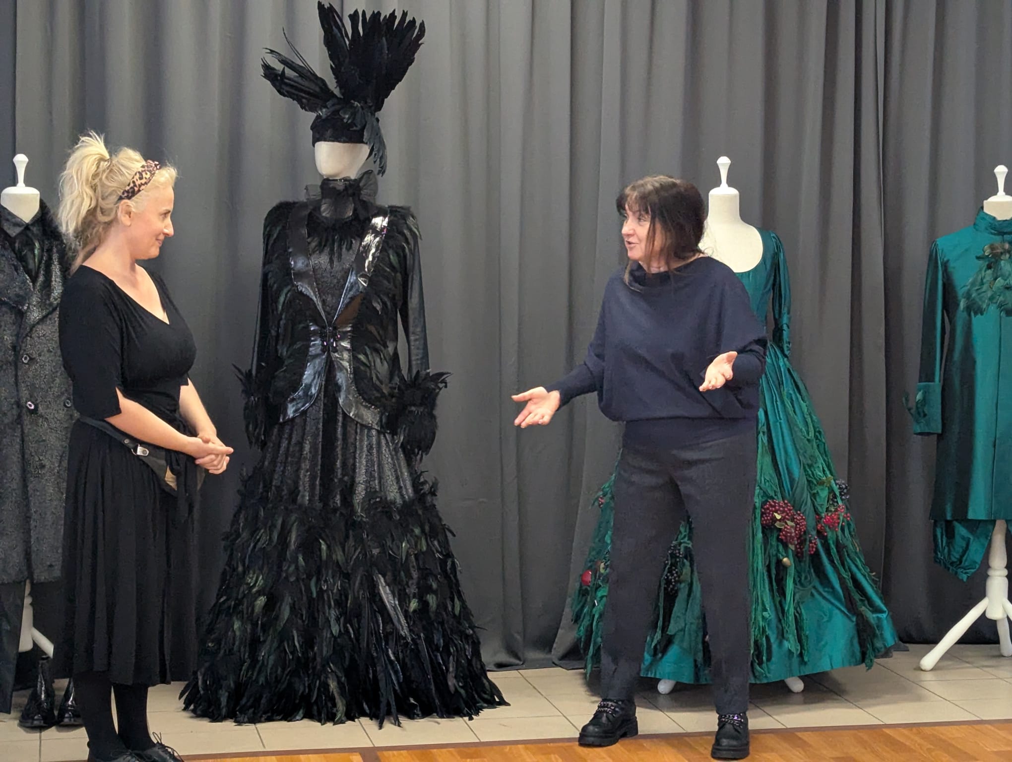 POKazujemy KOSTIUM. Tkaniny robią miny / Warsztaty dla grup szkolnych 11.02.2025 Kąty Węgierskie. Fot. Impresariat POK